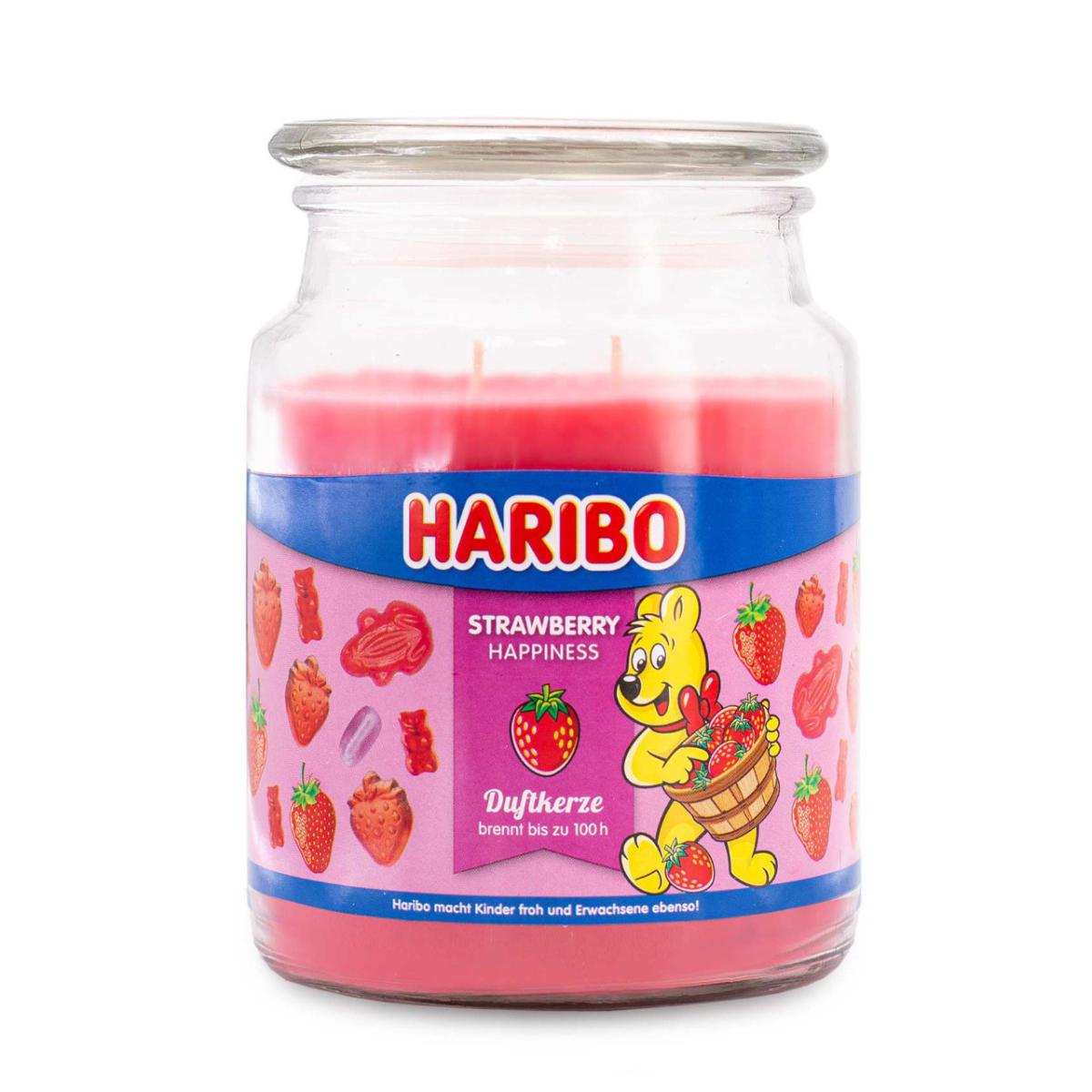 Strawberry Happiness - Duftkerze 510g von Haribo
