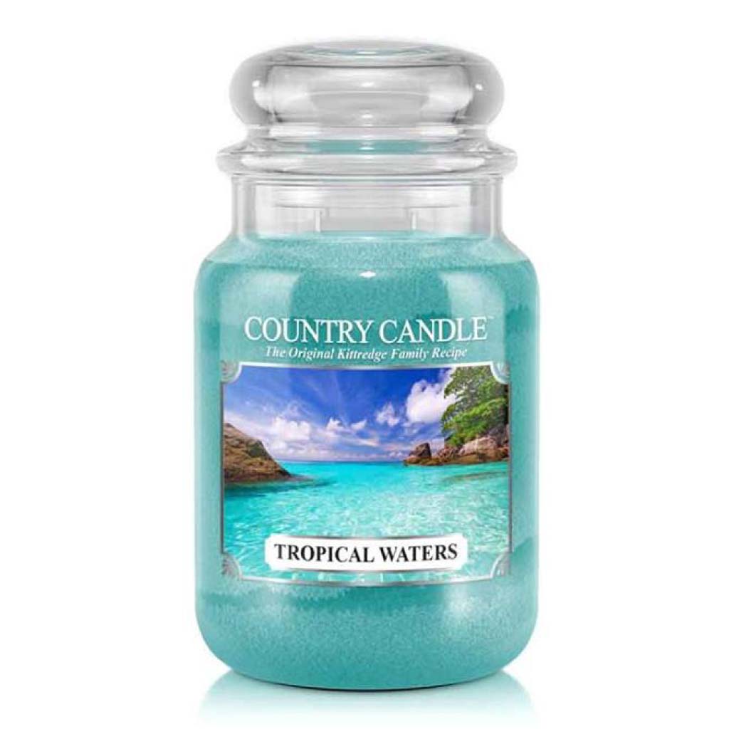 Tropical Waters - Duftkerze im Glas 652g von Country Candle™