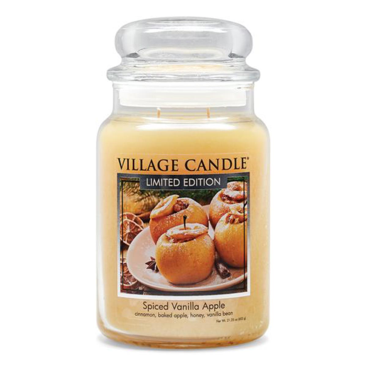Spiced Vanilla Apple - Duftkerze im Glas 602g - Village Candle®