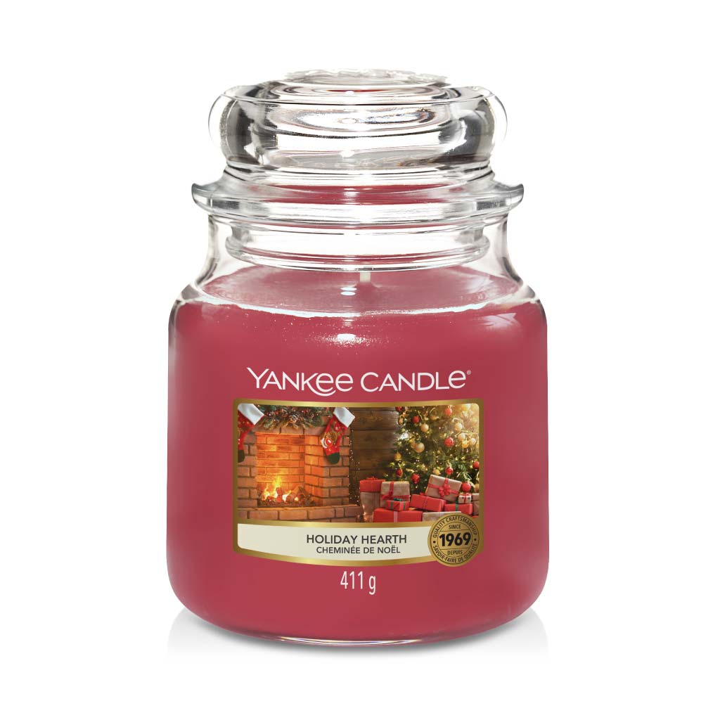 Holiday Hearth - Duftkerze im Glas 411g - Yankee Candle®