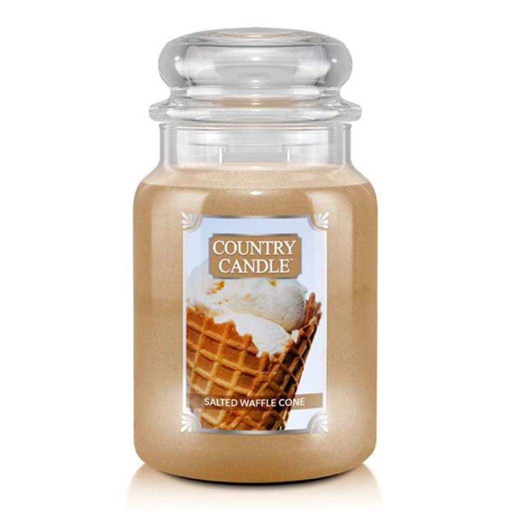 Salted Waffle Cone - Duftkerze im Glas 652g von Country Candle™