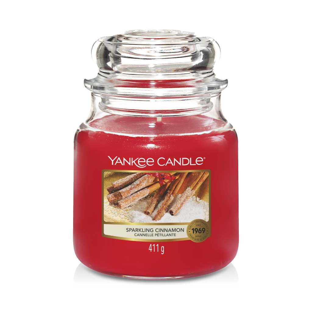 Sparkling Cinnamon - Duftkerze im Glas 411g - Yankee Candle®