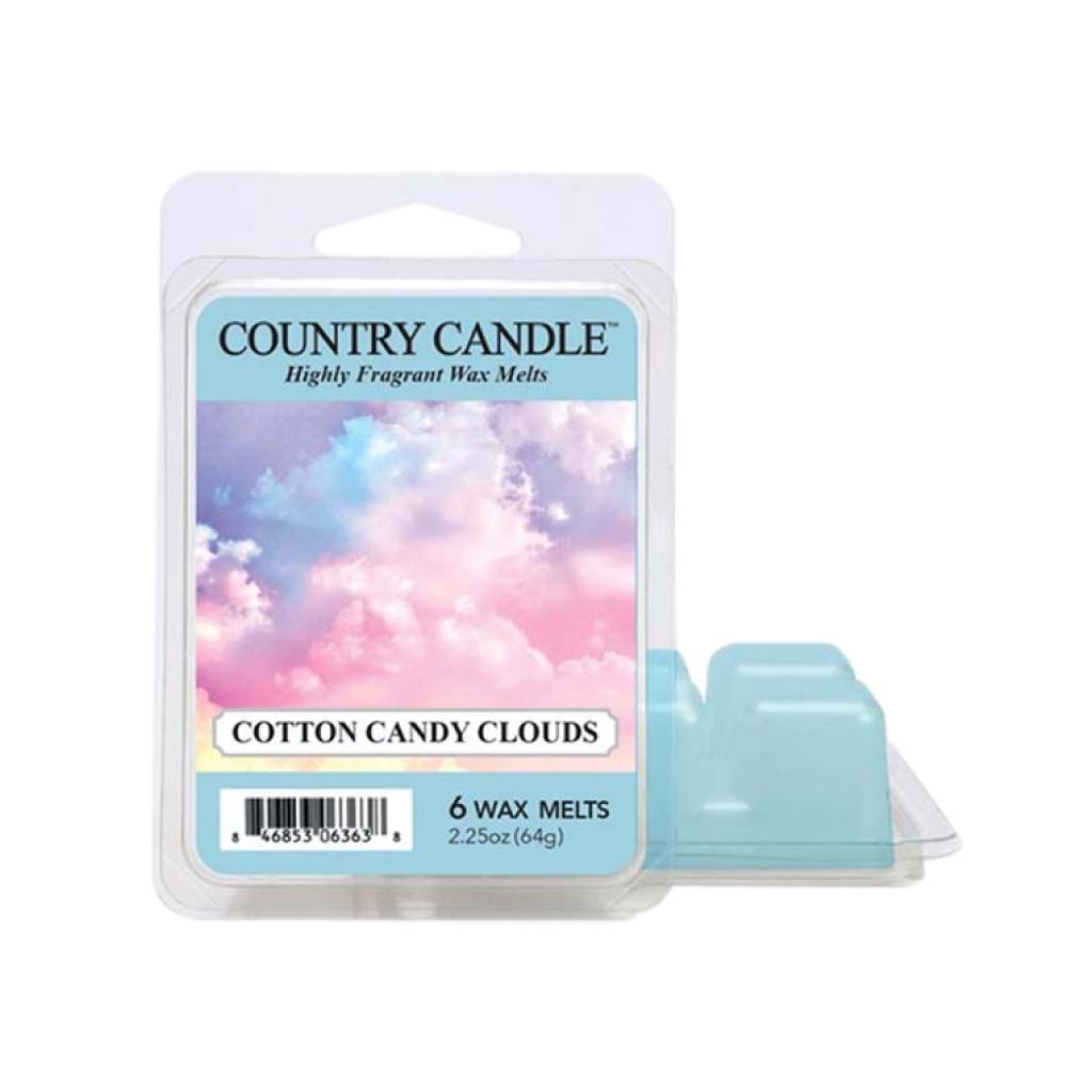 Cotton Candy Clouds - Wax Melt 64g von Country Candle™