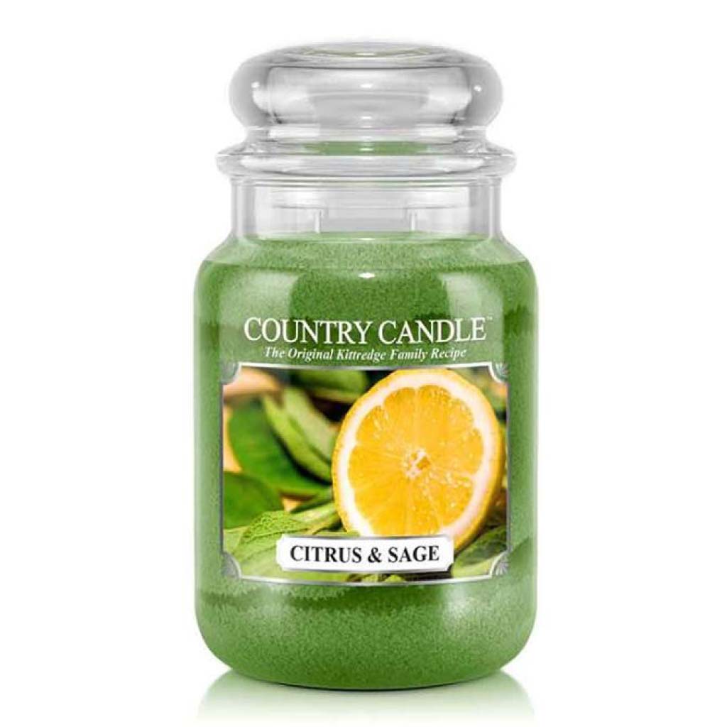 Citrus & Sage - Duftkerze im Glas 652g von Country Candle™