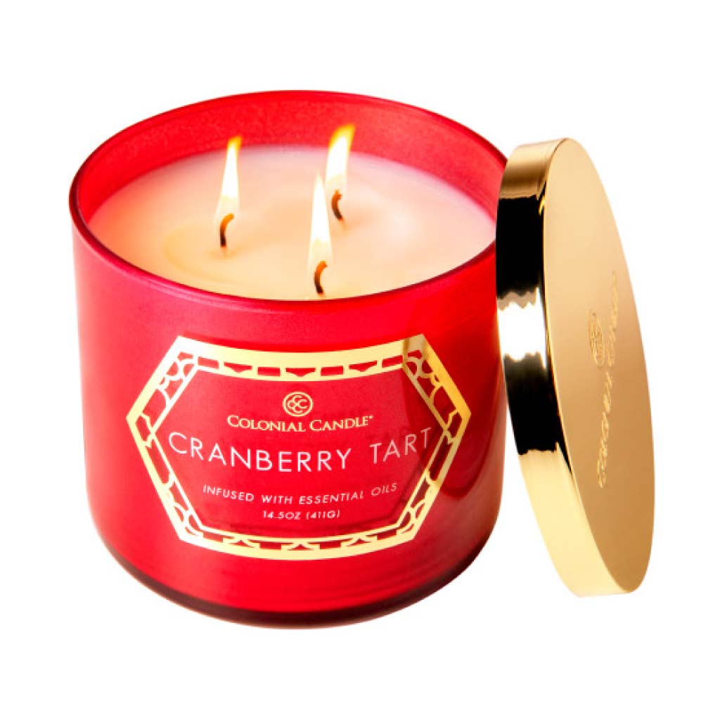 Cranberry Tart 411g - Duftkerze - Colonial Candle