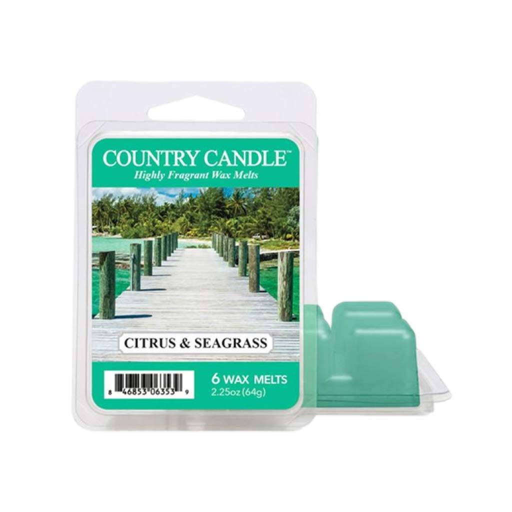 Citrus & Seagrass - Wax Melt 64g von Country Candle™