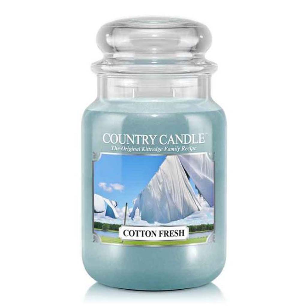 Cotton Fresh - Duftkerze im Glas 652g von Country Candle™