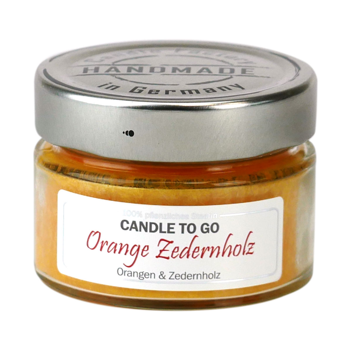 Orange Zedernholz - Candle to Go Duftkerze von Candle Factory