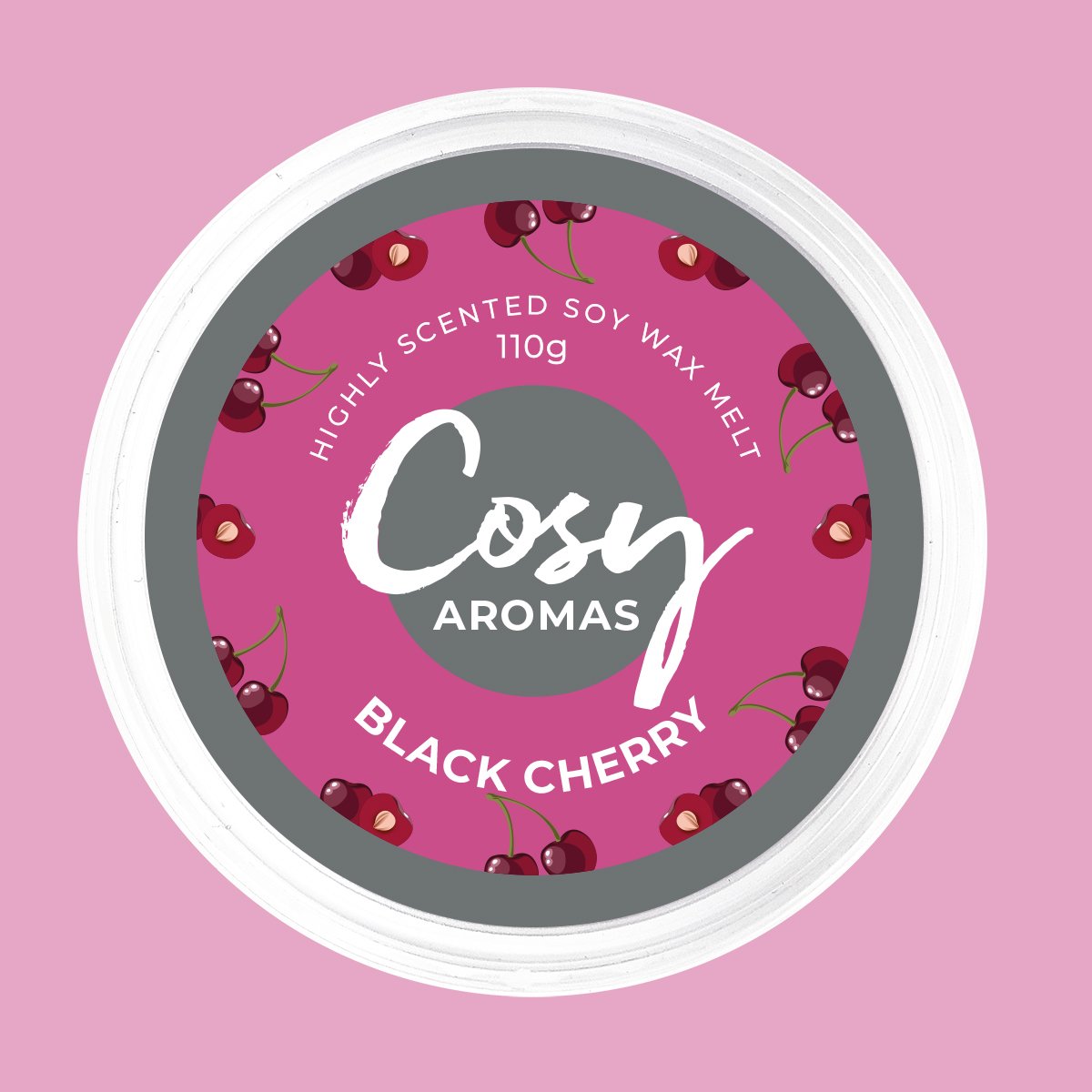 Black Cherry 110g Wax Melt von Cosy Aromas