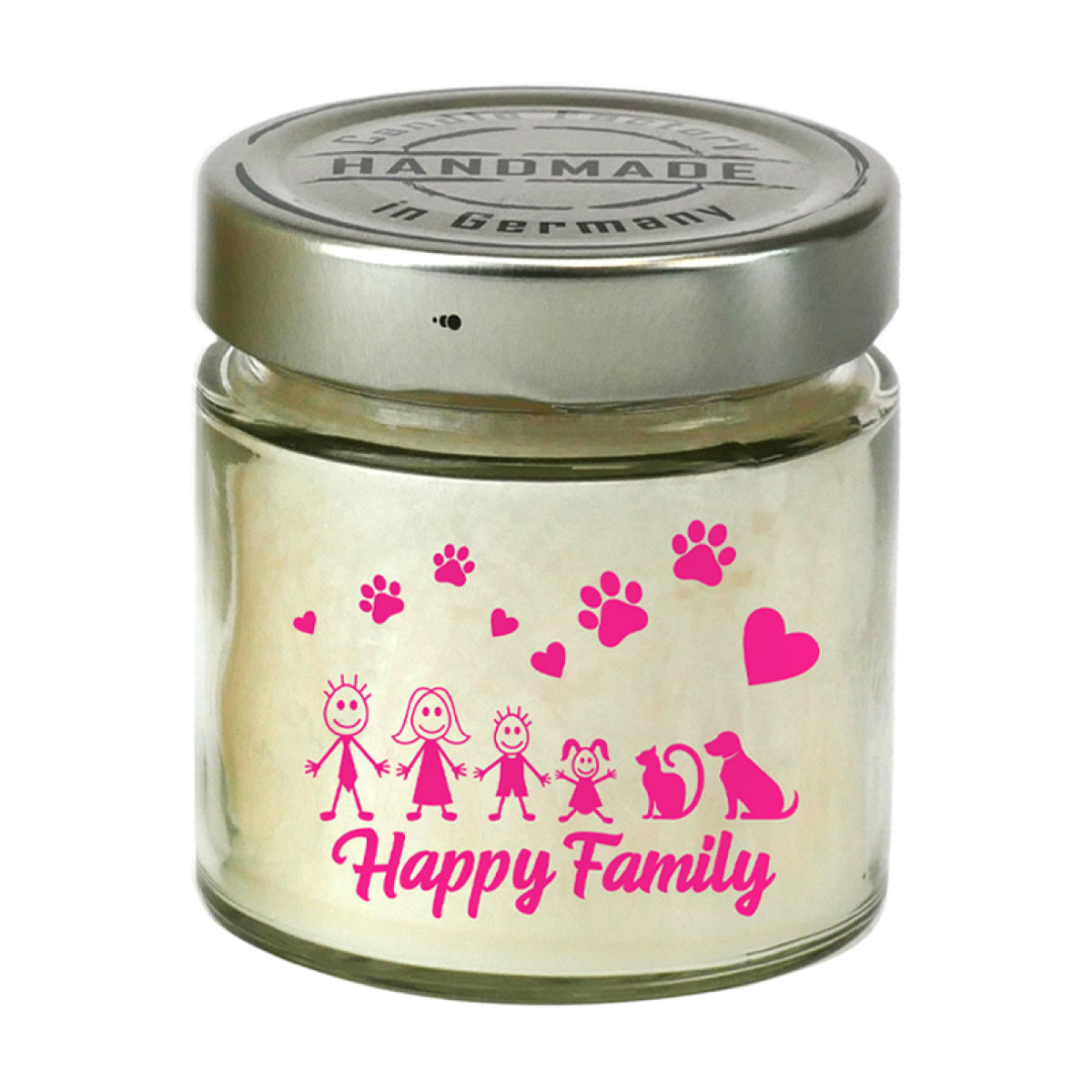 Happy Family - Bedruckte Duftkerze von Candle Factory [klein]