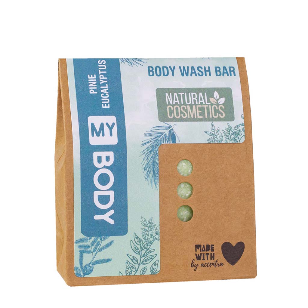 Pine & Eucalyptus Schafmilchseife - Body Wash Bar 60g - accentra