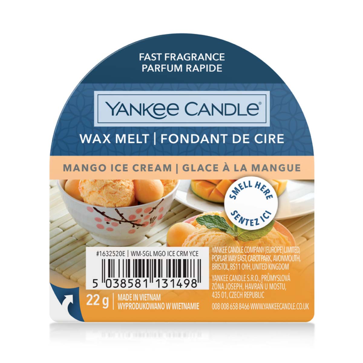 Mango Ice Cream - Wax Melt 22g - Yankee Candle®