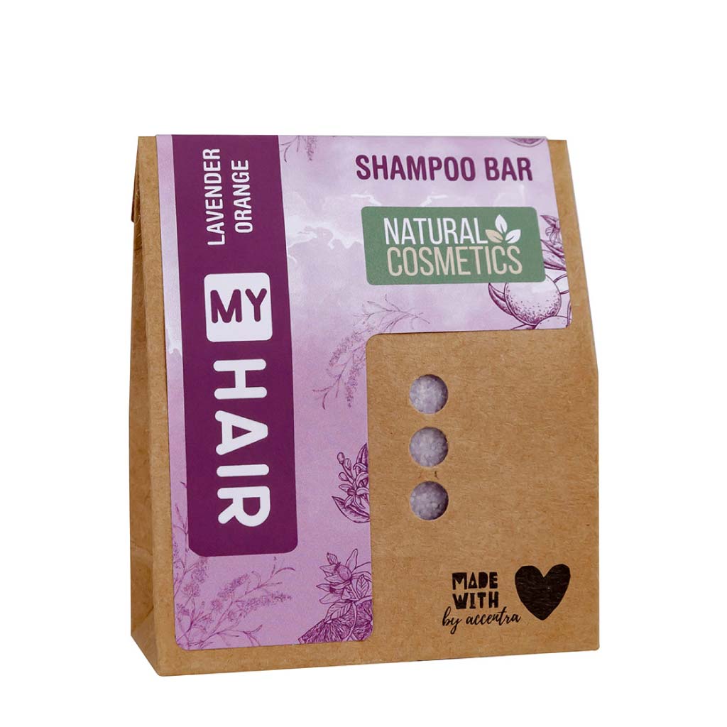 Lavendel & Orange Schafmilchseife - Hair Shampoo Bar 60g - accentra
