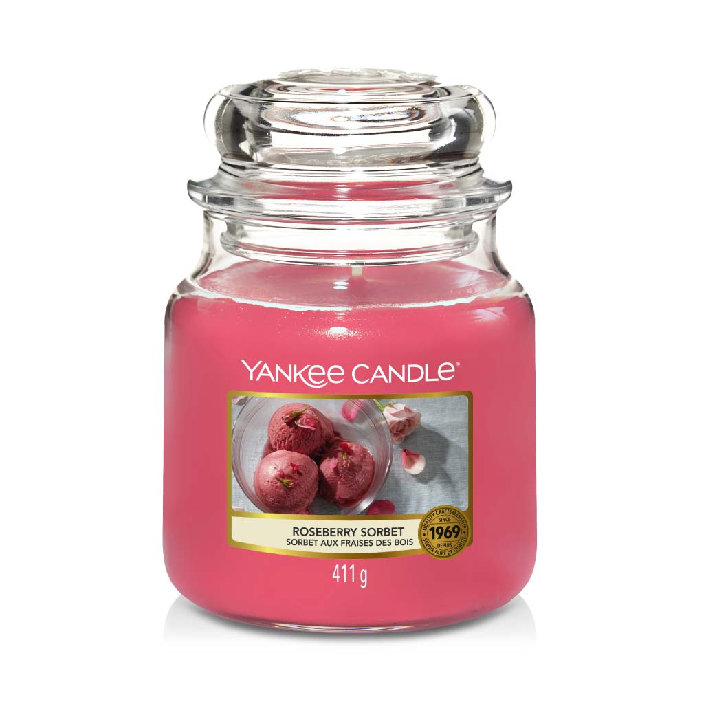 Roseberry Sorbet - Duftkerze im Glas 411g - Yankee Candle®