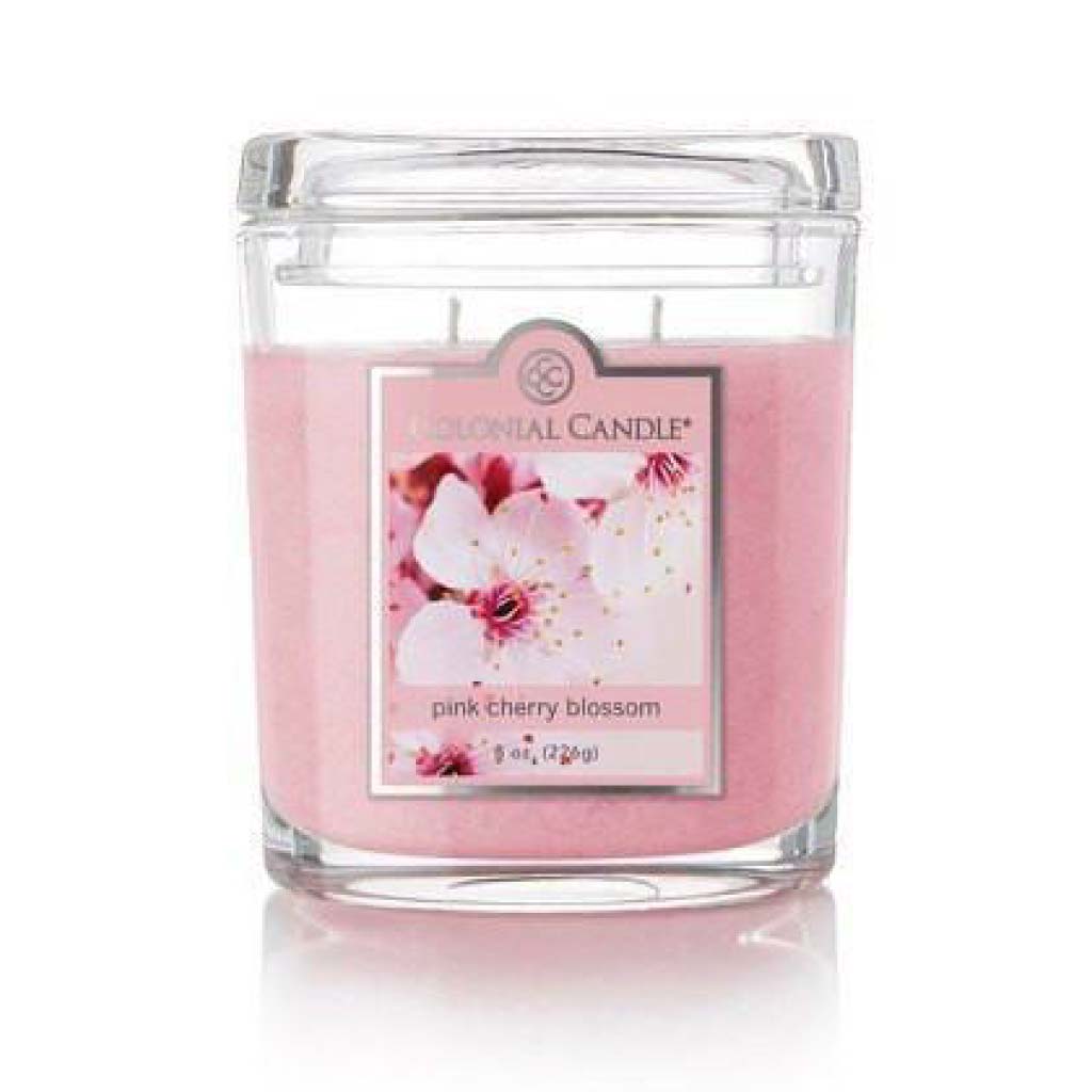Pink Cherry Blossom - Duftkerze Oval 226g - Colonial Candle
